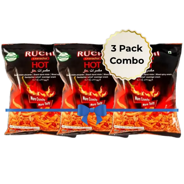 IMG_1364 Ruchi Hot Chanachur 140g* 3Pack Combo Offer - Image 1