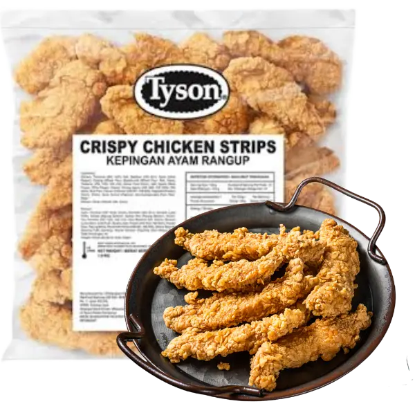 IMG_1511 Crispy Chicken Strips - Tyson Brand 1KG - Image 1