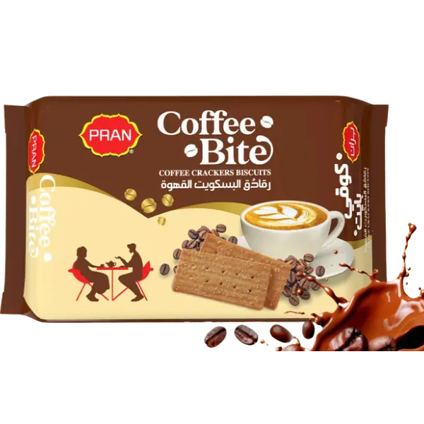 IMG_8260 (1) Pran Coffee Bite Crackers Biscuits 50g - Image 1