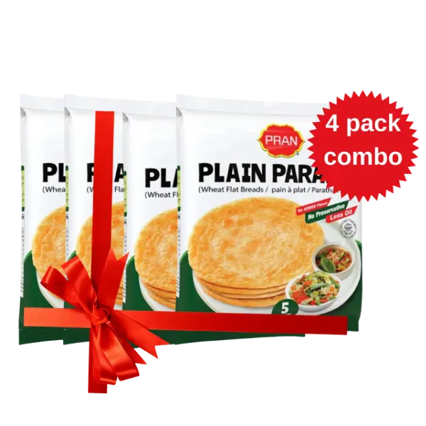 IMG_9535 Pran Plain Paratha (5 pcs) 4 Packs Combo - Image 1
