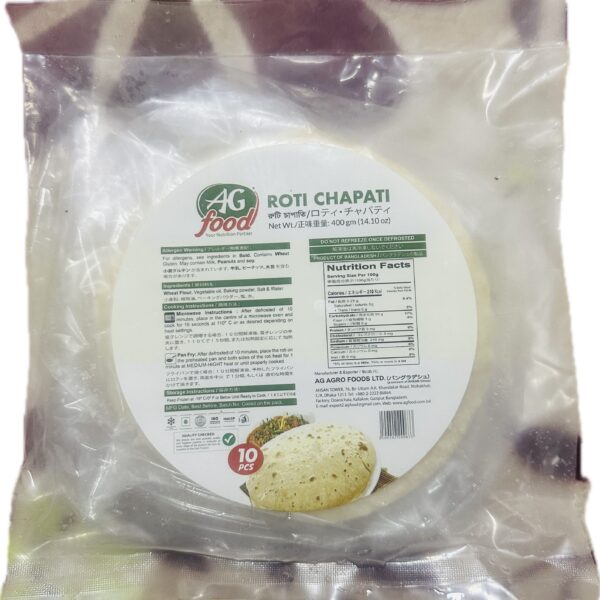 AG Food Roti (Chapati) Small Size (10 pcs)